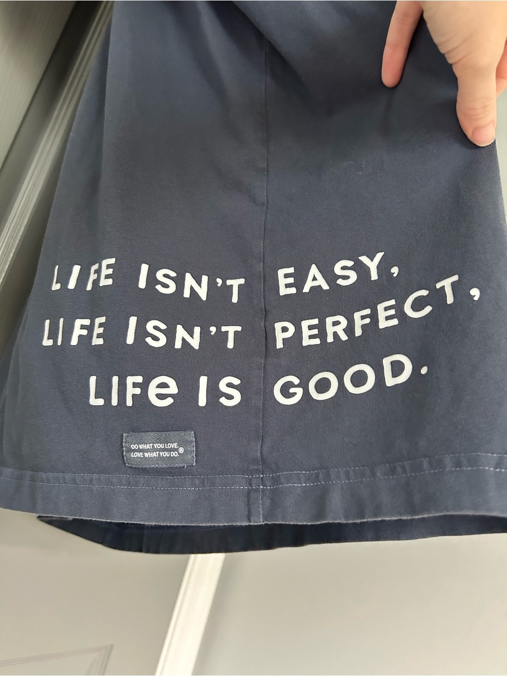 Life Is Good Men’s Dark Navy Graphic Short Sleeve Tee